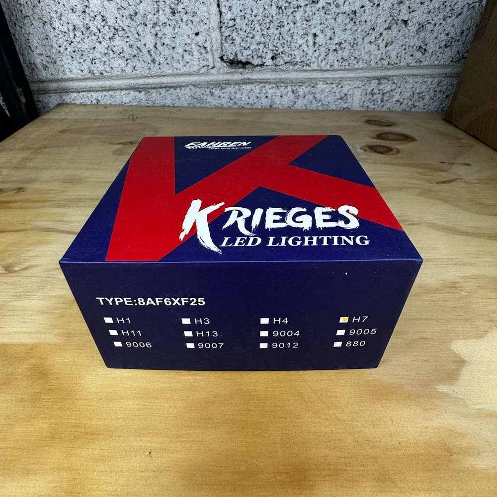FAHREN KRIEGES LED LIGHTING H7 NEW